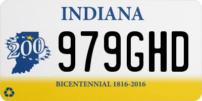 IN license plate 979GHD