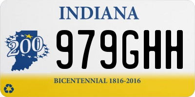 IN license plate 979GHH