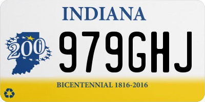 IN license plate 979GHJ