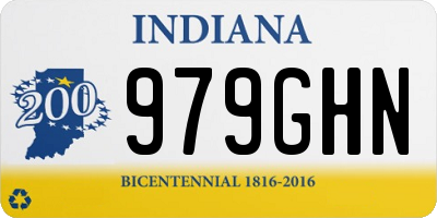 IN license plate 979GHN