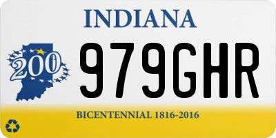 IN license plate 979GHR