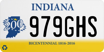 IN license plate 979GHS