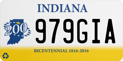 IN license plate 979GIA