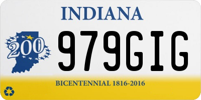 IN license plate 979GIG