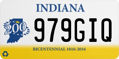 IN license plate 979GIQ