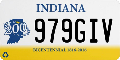 IN license plate 979GIV