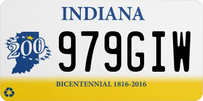 IN license plate 979GIW