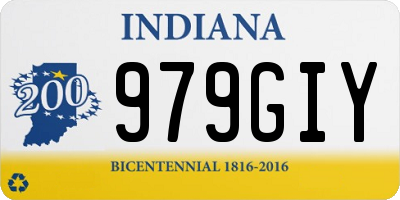 IN license plate 979GIY