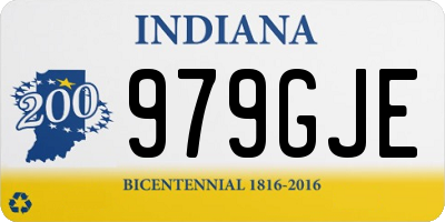 IN license plate 979GJE