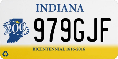 IN license plate 979GJF
