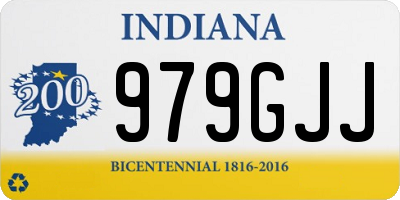 IN license plate 979GJJ