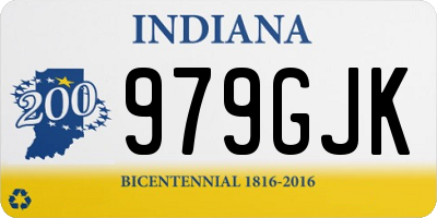IN license plate 979GJK