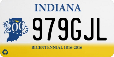 IN license plate 979GJL