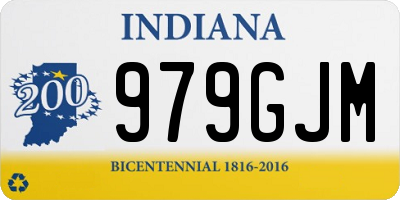IN license plate 979GJM