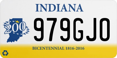 IN license plate 979GJO