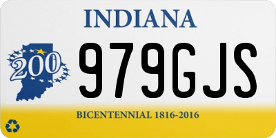 IN license plate 979GJS