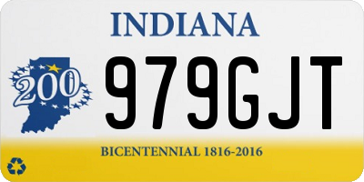 IN license plate 979GJT