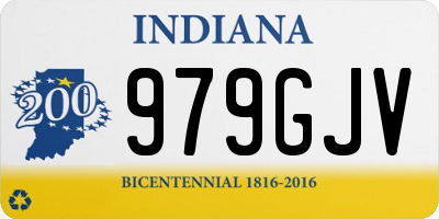 IN license plate 979GJV