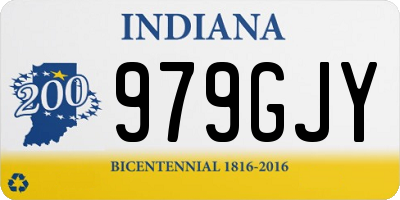 IN license plate 979GJY