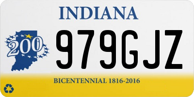IN license plate 979GJZ