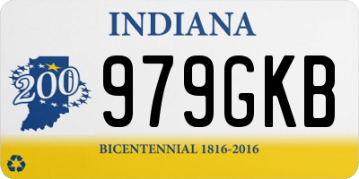 IN license plate 979GKB