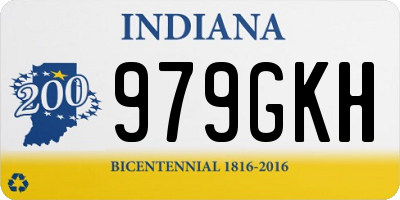 IN license plate 979GKH