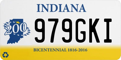 IN license plate 979GKI