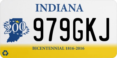 IN license plate 979GKJ