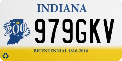 IN license plate 979GKV