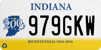 IN license plate 979GKW