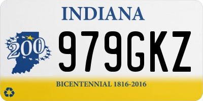 IN license plate 979GKZ