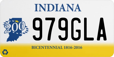 IN license plate 979GLA