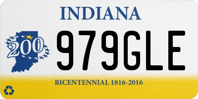 IN license plate 979GLE