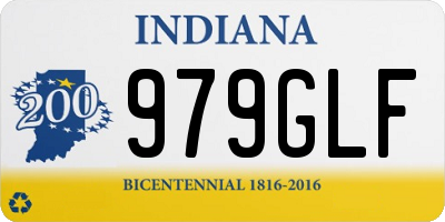 IN license plate 979GLF