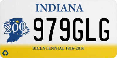 IN license plate 979GLG