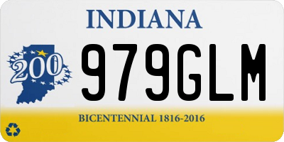 IN license plate 979GLM