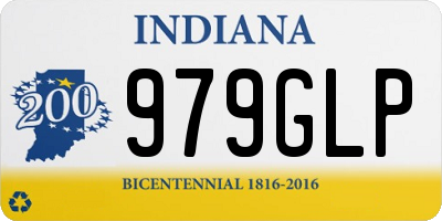 IN license plate 979GLP