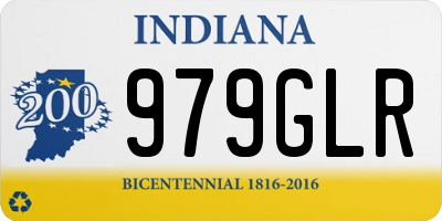 IN license plate 979GLR