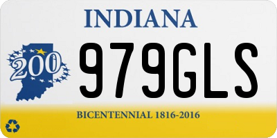 IN license plate 979GLS