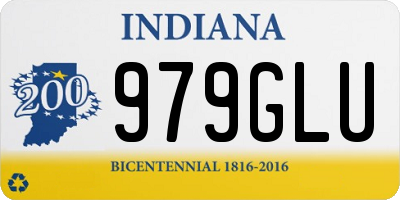 IN license plate 979GLU