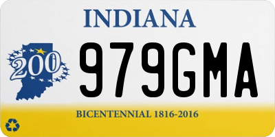 IN license plate 979GMA