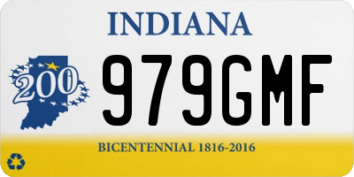 IN license plate 979GMF