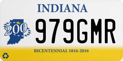 IN license plate 979GMR