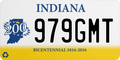 IN license plate 979GMT