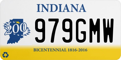 IN license plate 979GMW