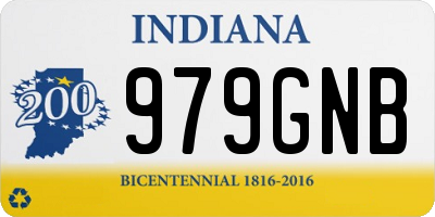 IN license plate 979GNB