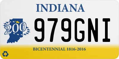 IN license plate 979GNI