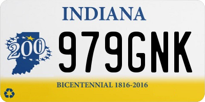 IN license plate 979GNK