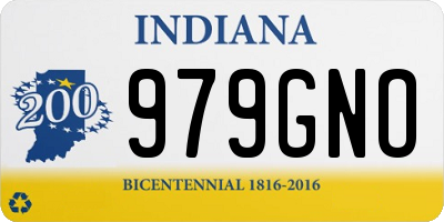 IN license plate 979GNO