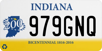 IN license plate 979GNQ